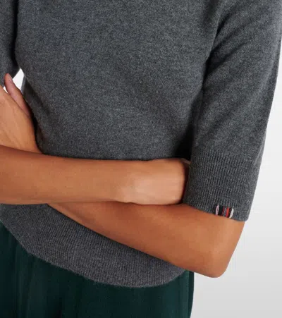 Extreme Cashmere Mel Cashmere Top In Gray
