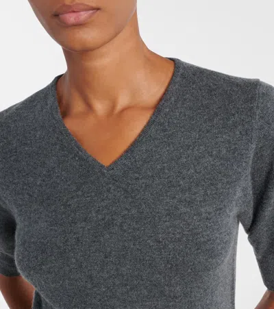 Extreme Cashmere Mel Cashmere Top In Gray
