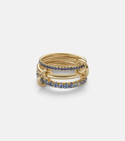 Spinelli Kilcollin Norah 18kt Gold Ring With Sapphires In Gold