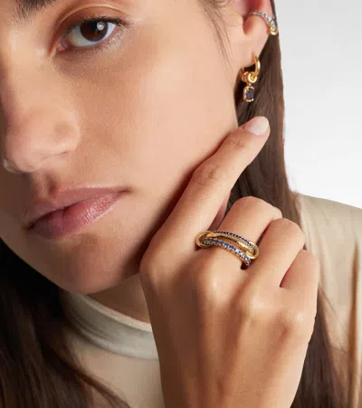 Spinelli Kilcollin Norah 18kt Gold Ring With Sapphires In Gold