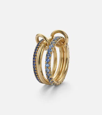 Spinelli Kilcollin Norah 18kt Gold Ring With Sapphires In Gold