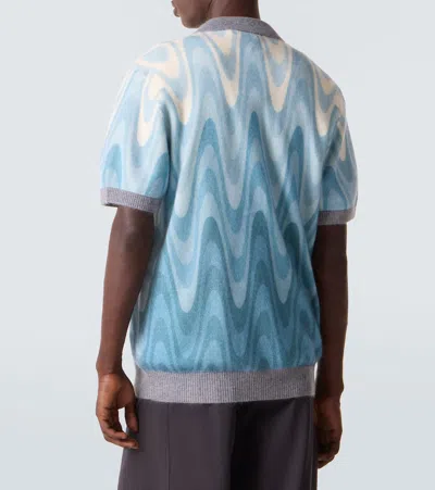 Frescobol Carioca Romero Wool And Cashmere Cardigan In Blue