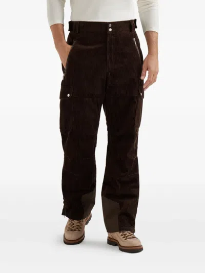 Brunello Cucinelli Cotton Corduroy Mountain Trousers In Black