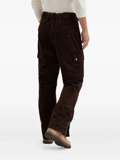 Brunello Cucinelli Cotton Corduroy Mountain Trousers In Black