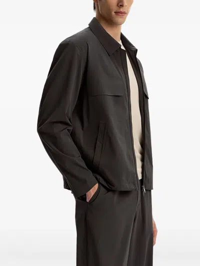 12 Storeez Tech-shell Trousers In Black