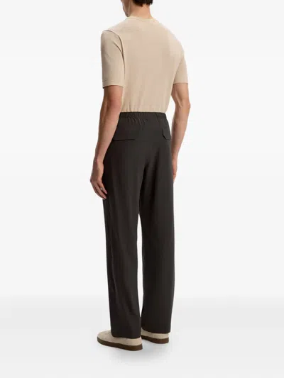 12 Storeez Tech-shell Trousers In Black