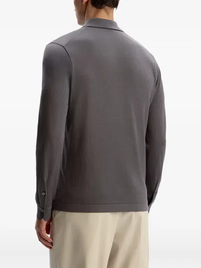 12 Storeez Buttoned Silk-cotton Shirt In Brown