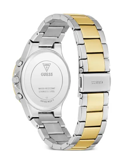 Guess Usa Crystal-embellished Quartz 36mm In Brown