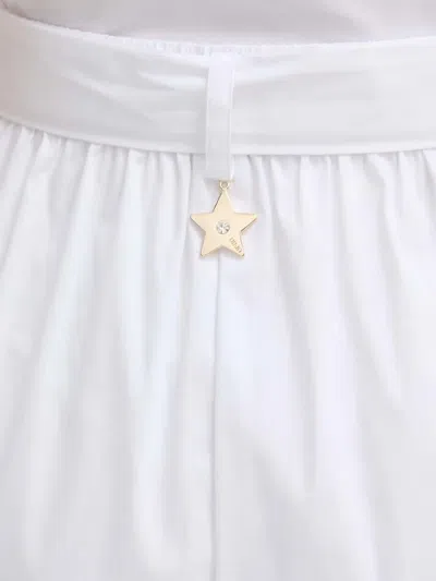 Liu •jo Belted Shorts In White