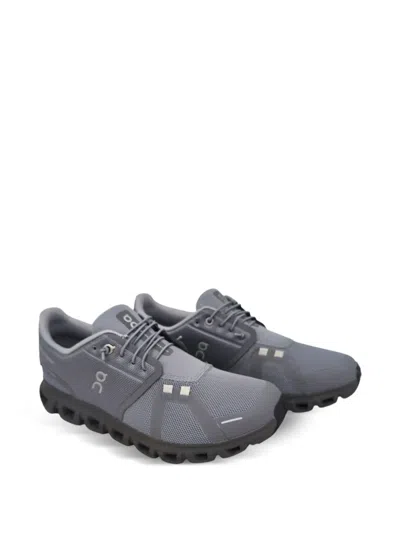 On Running Logo-detail Sneakers In Gray