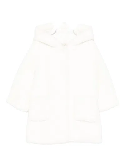 Twinset Kids Padded Down Jacket In White