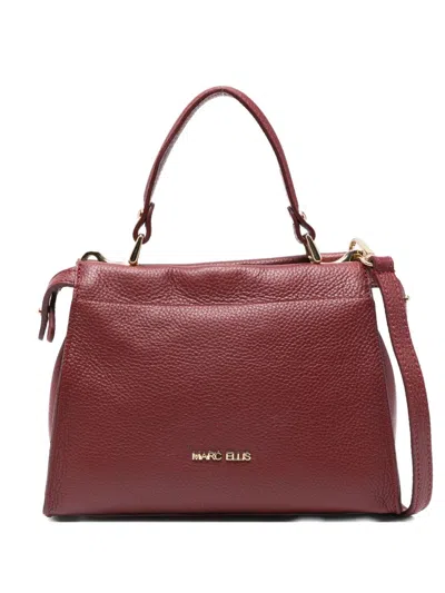 Marc Ellis Shoulder Bag With Top Handle In Red