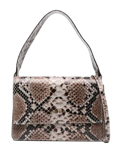 Marc Ellis Python Print Shoulder Bag In Animal Print
