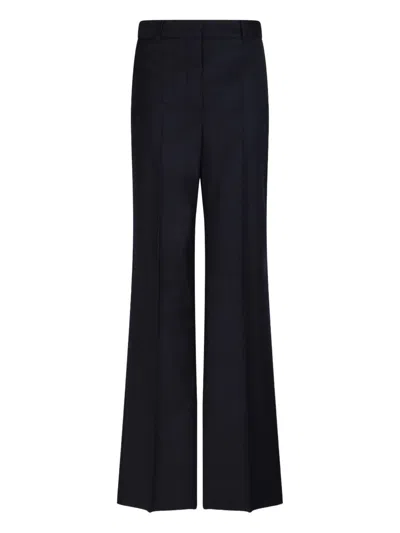Max Mara Fernet Wide-leg Wool Pants In Black