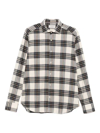 Tintoria Mattei Tartan Shirt Clothing In Brown