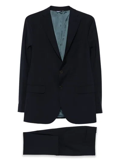 Boglioli Notched-lapel Single-breasted Suit In Blue