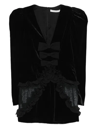 Alessandra Rich Dresses Black In Black
