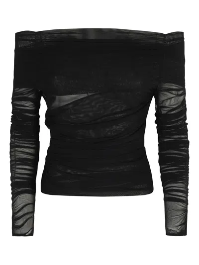 Federica Tosi Tulle Sweater In Black
