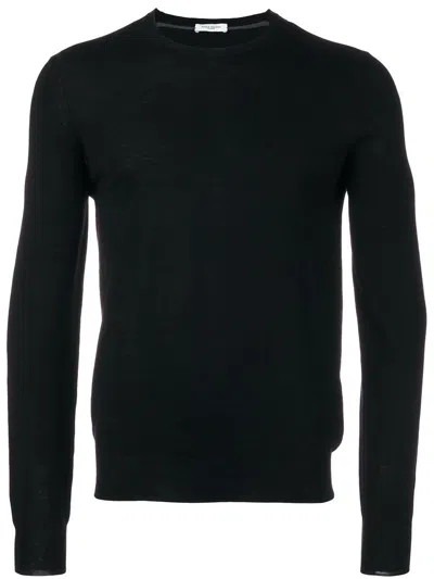 Paolo Pecora Crew Neck Sweater In Black