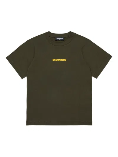 Dsquared2 Kids T-shirt With Logo In Green