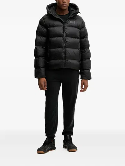 Helly Hansen Active Logo-detail Padded Jacket In Black