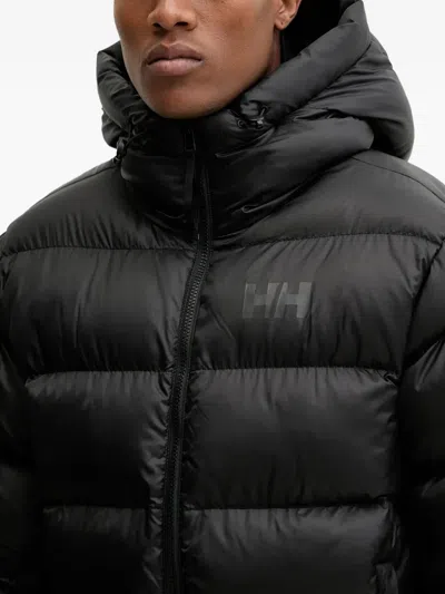 Helly Hansen Active Logo-detail Padded Jacket In Black