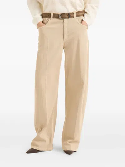 Brunello Cucinelli Multi-pocket Casual Pants In Neutral