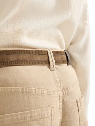 Brunello Cucinelli Multi-pocket Casual Pants In Neutral