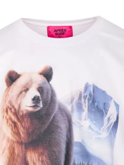 Après Surf My Mountain Printed T-shirt In White