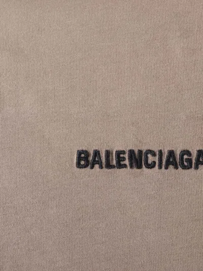 Pre-owned Balenciaga 2021 Logo T-shirt In Neutral