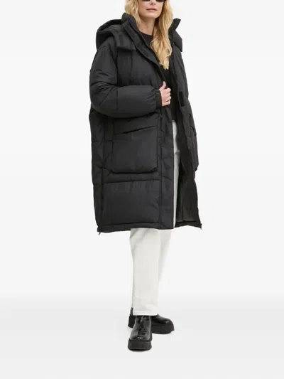 Hugo Boss Logo-embellished Crew-neck Sweatshirt In Black