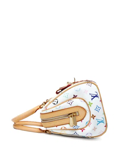 Pre-owned Louis Vuitton 2007 Priscilla Monogram Multicolor Tote Bag In White