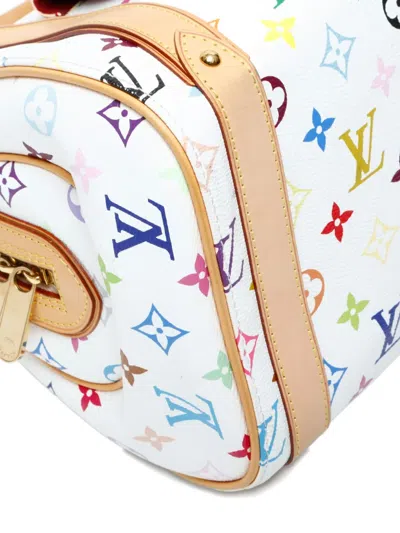 Pre-owned Louis Vuitton 2007 Priscilla Monogram Multicolor Tote Bag In White