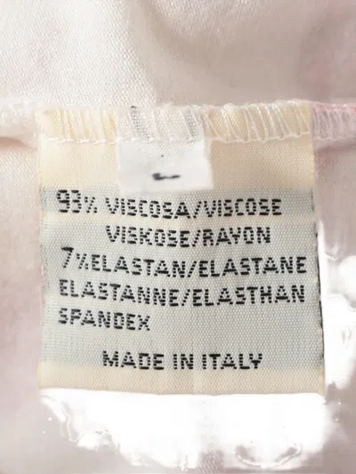 Pre-owned Hermes 缎带系带上衣（1990-2000年代典藏款） In White