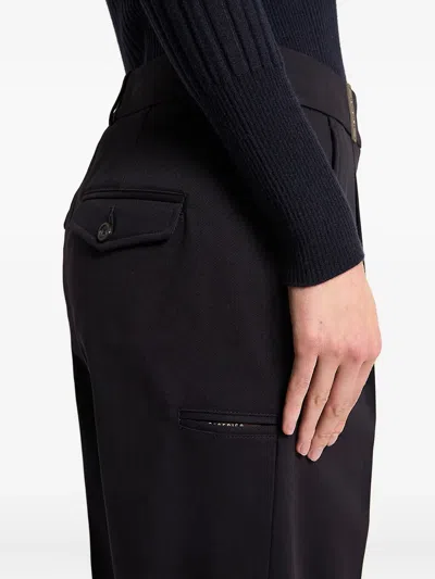 Peserico Pleated Trousers In Blue