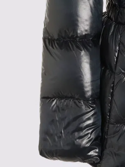 Herno Hooded Long Sleeve Quilted Down Jacket In Blue