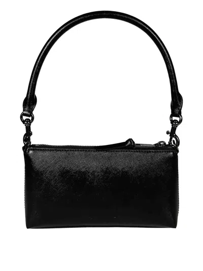 Marc Jacobs The Pochette Shoulder Bag In Black Leather In Black