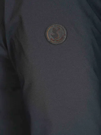 Save The Duck Leyla Fixed Hood With Button Flap In Black