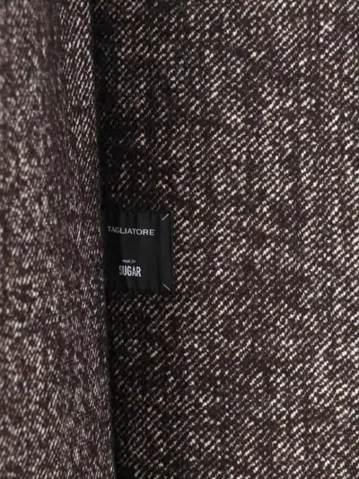 Tagliatore Long Double-breasted Jacket Pockets In Pink