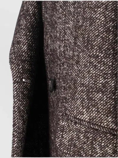 Tagliatore Long Double-breasted Jacket Pockets In Pink