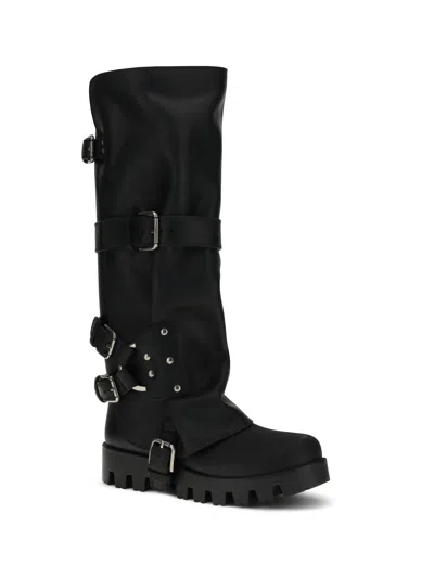 Dolce & Gabbana Dolce&gabbana Women Buckle Boots In Black