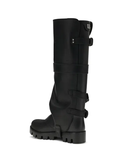 Dolce & Gabbana Dolce&gabbana Women Buckle Boots In Black