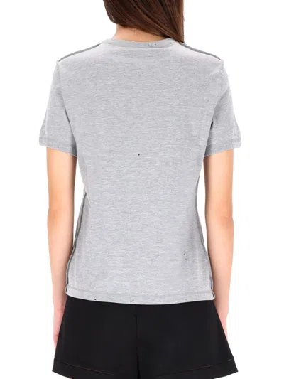 Dolce & Gabbana Women T-shirt With Print In Gray