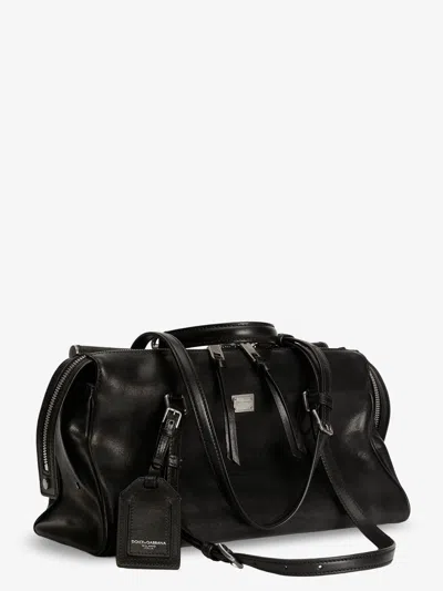 Dolce & Gabbana Women Vittoria Leather Shoulder Bag In Neutral