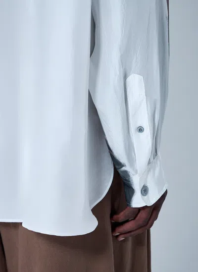 Dries Van Noten Men Floral Silk Shirt In Brown