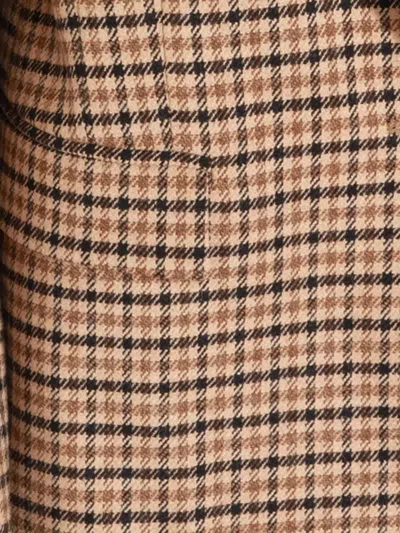 Twinset Checked Blazer With Front Pockets And Long Sleeves In Multi