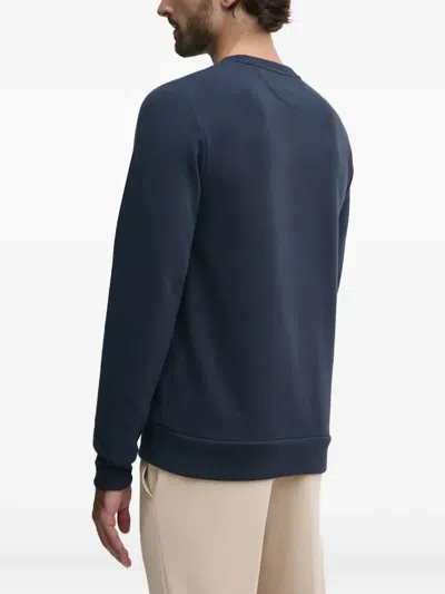 Hackett Logo-embroidered Sweatshirt In Blue