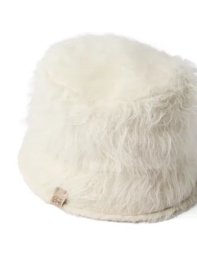 Brunello Cucinelli Alpaca-blend Bucket Hat In White