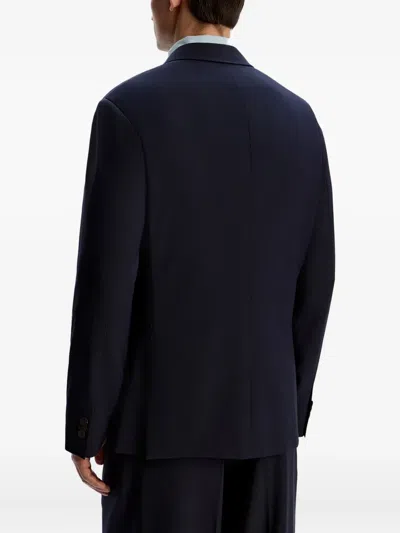 12 Storeez Wool-blend Blazer In Blue