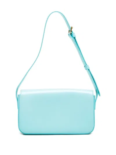 Pre-owned Celine 2015-2025 Claude Triomphe Shoulder Bag In Blue